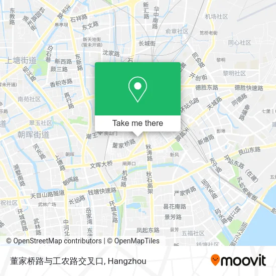 董家桥路与工农路交叉口 map