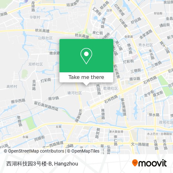 西湖科技园3号楼-B map