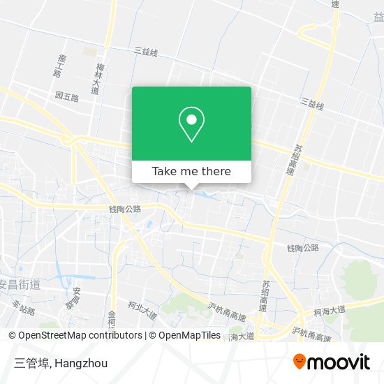 三管埠 map