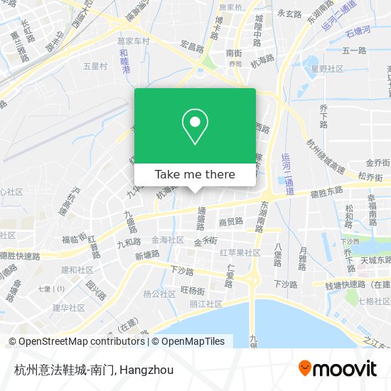 杭州意法鞋城-南门 map