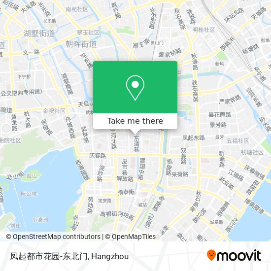 凤起都市花园-东北门 map
