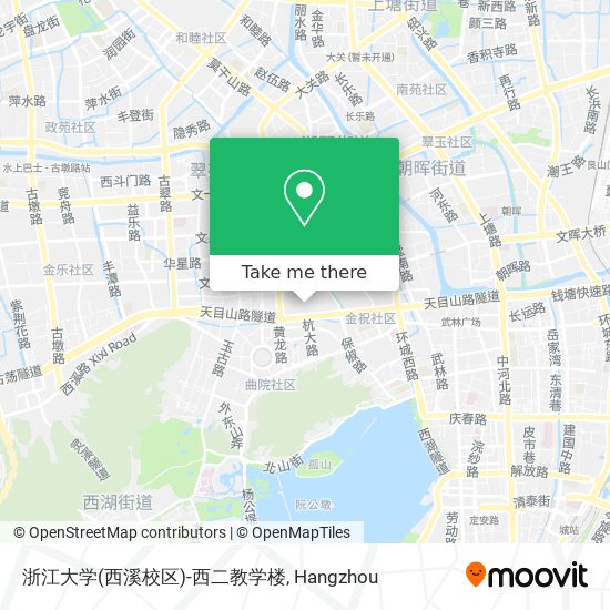 浙江大学(西溪校区)-西二教学楼 map