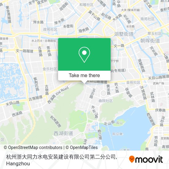 杭州浙大同力水电安装建设有限公司第二分公司 map