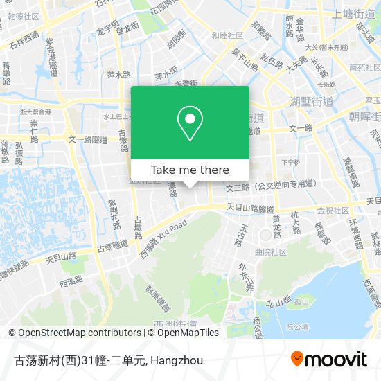 古荡新村(西)31幢-二单元 map
