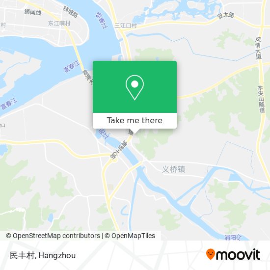 民丰村 map