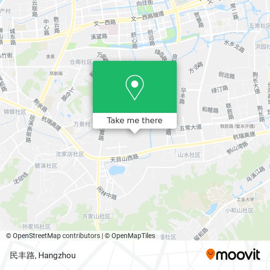 民丰路 map