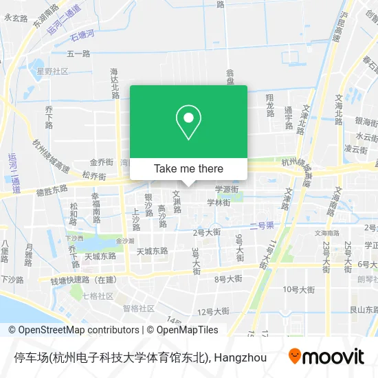 停车场(杭州电子科技大学体育馆东北) map