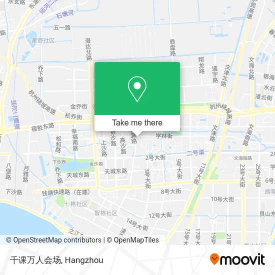 千课万人会场 map