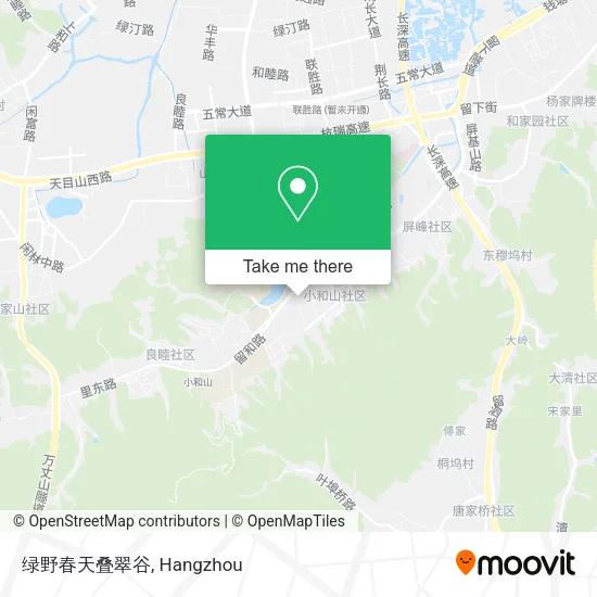 绿野春天叠翠谷 map