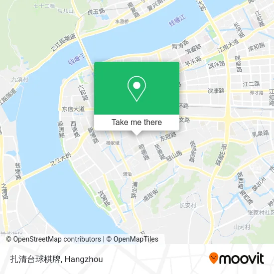 扎清台球棋牌 map