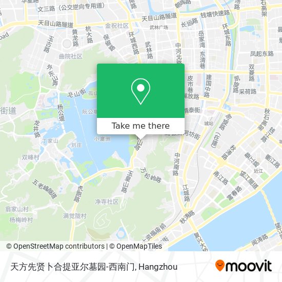 天方先贤卜合提亚尔墓园-西南门 map