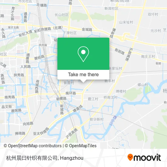 杭州晨曰针织有限公司 map