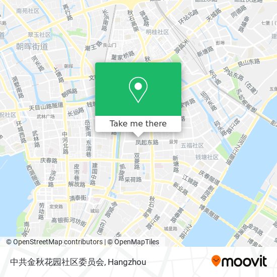 中共金秋花园社区委员会 map