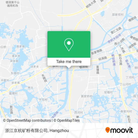 浙江京杭矿粉有限公司 map