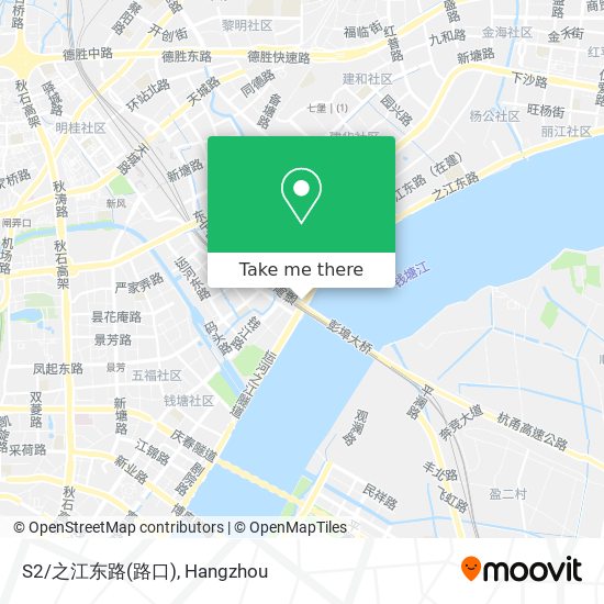 S2/之江东路(路口) map