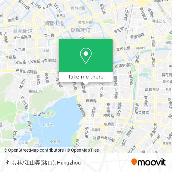灯芯巷/江山弄(路口) map