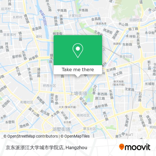 京东派浙江大学城市学院店 map