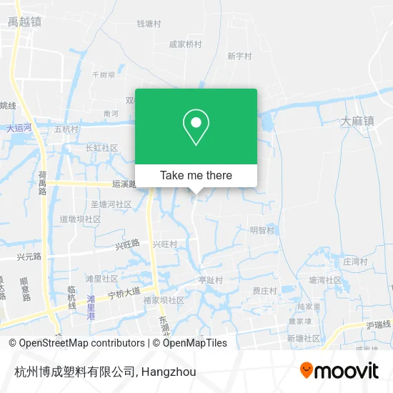 杭州博成塑料有限公司 map