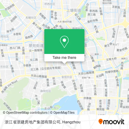 浙江省浙建房地产集团有限公司 map