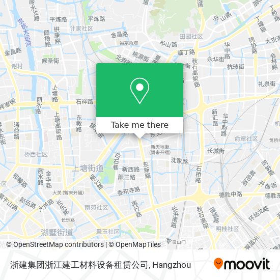 浙建集团浙江建工材料设备租赁公司 map