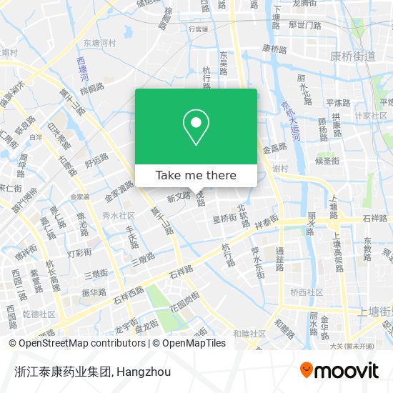 浙江泰康药业集团 map