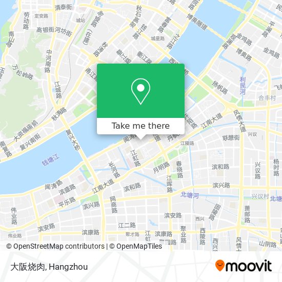 大阪烧肉 map
