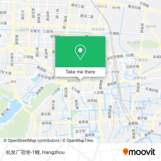 杭发厂宿舍-1幢 map