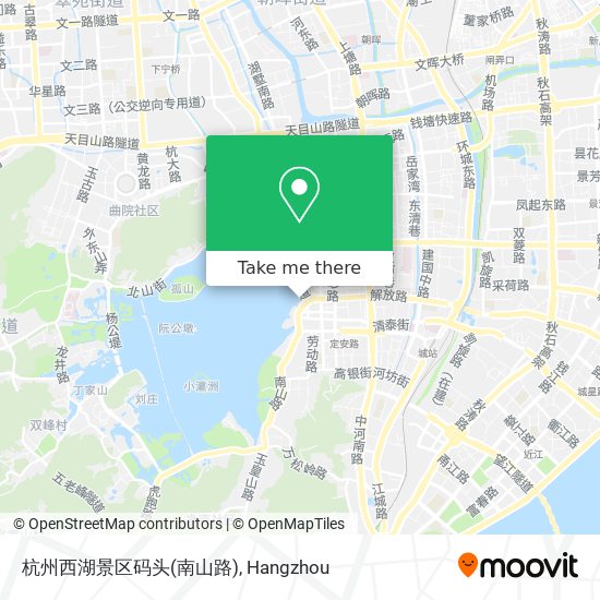 杭州西湖景区码头(南山路) map