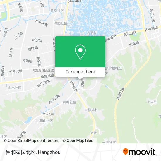 留和家园北区 map