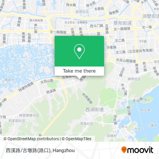 西溪路/古墩路(路口) map