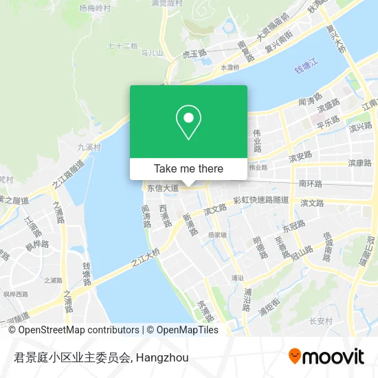 君景庭小区业主委员会 map