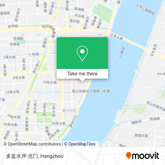 多蓝水岸-北门 map