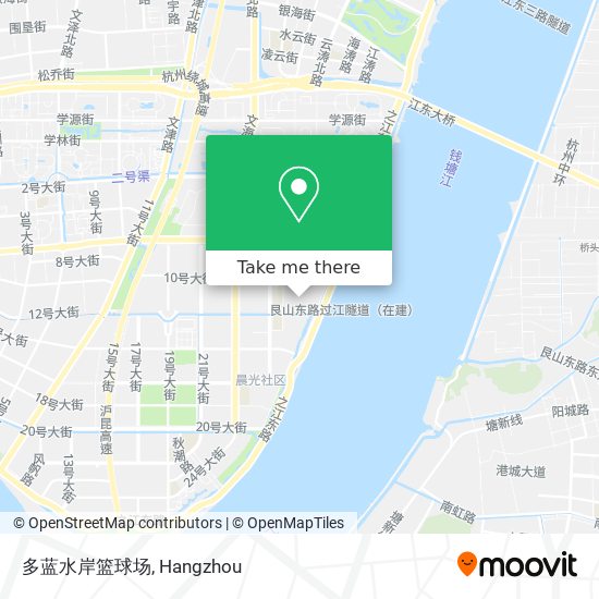 多蓝水岸篮球场 map