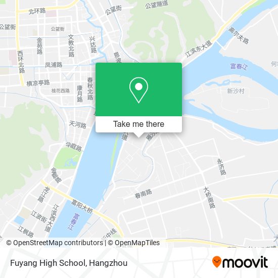 Fuyang High School map