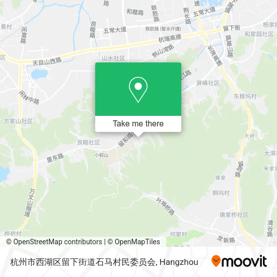 杭州市西湖区留下街道石马村民委员会 map
