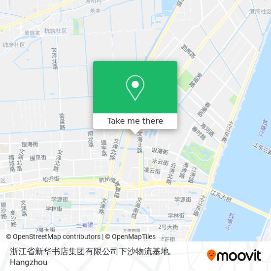 浙江省新华书店集团有限公司下沙物流基地 map