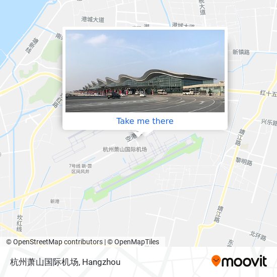 杭州萧山国际机场 map