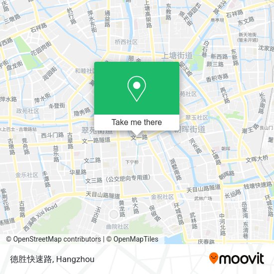 德胜快速路 map