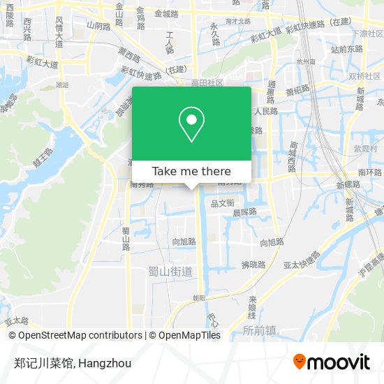 郑记川菜馆 map