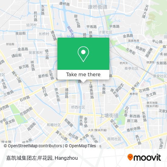 嘉凯城集团左岸花园 map
