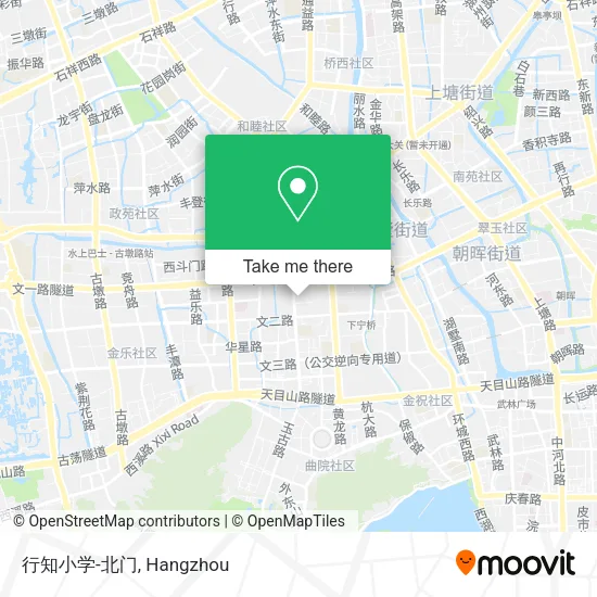 行知小学-北门 map