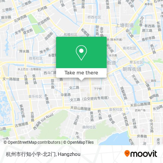 杭州市行知小学-北2门 map