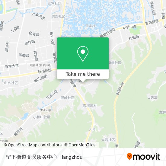 留下街道党员服务中心 map