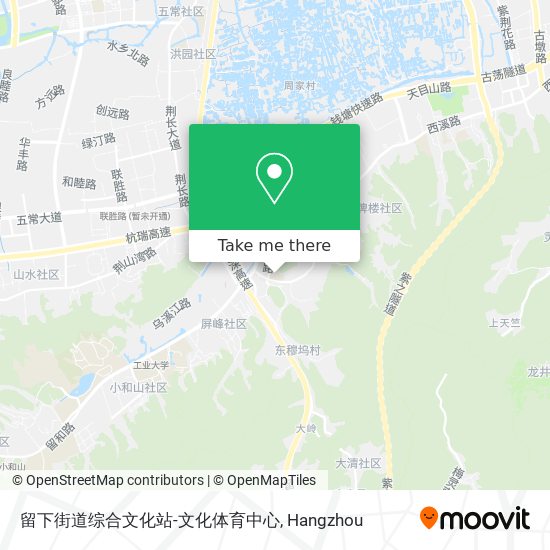留下街道综合文化站-文化体育中心 map