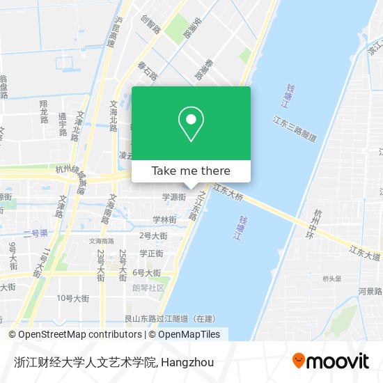 浙江财经大学人文艺术学院 map