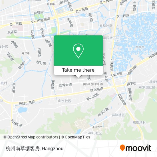 杭州南草塘客房 map
