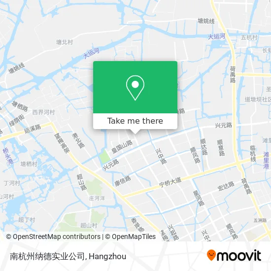 南杭州纳德实业公司 map