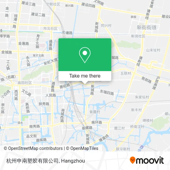 杭州申南塑胶有限公司 map