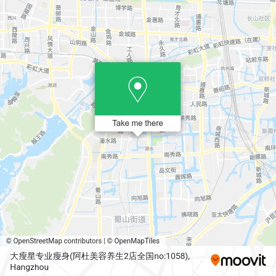 大瘦星专业瘦身(阿杜美容养生2店全国no:1058) map