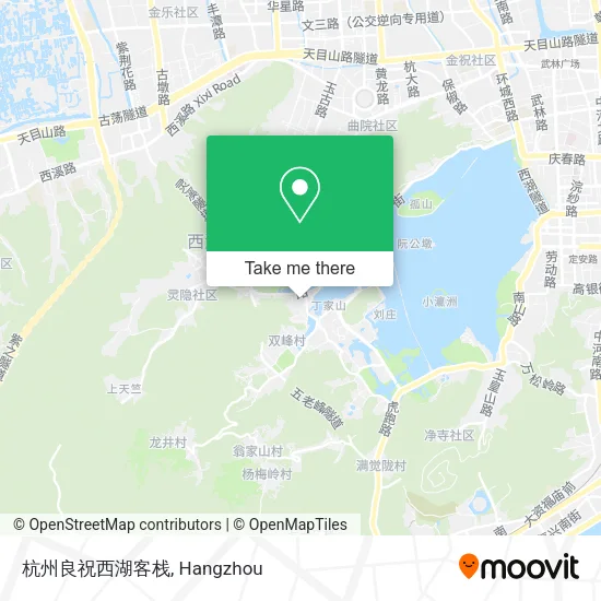 杭州良祝西湖客栈 map